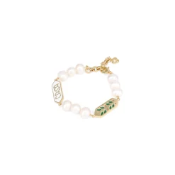 Casablanca Laurel Pearl Bracelet