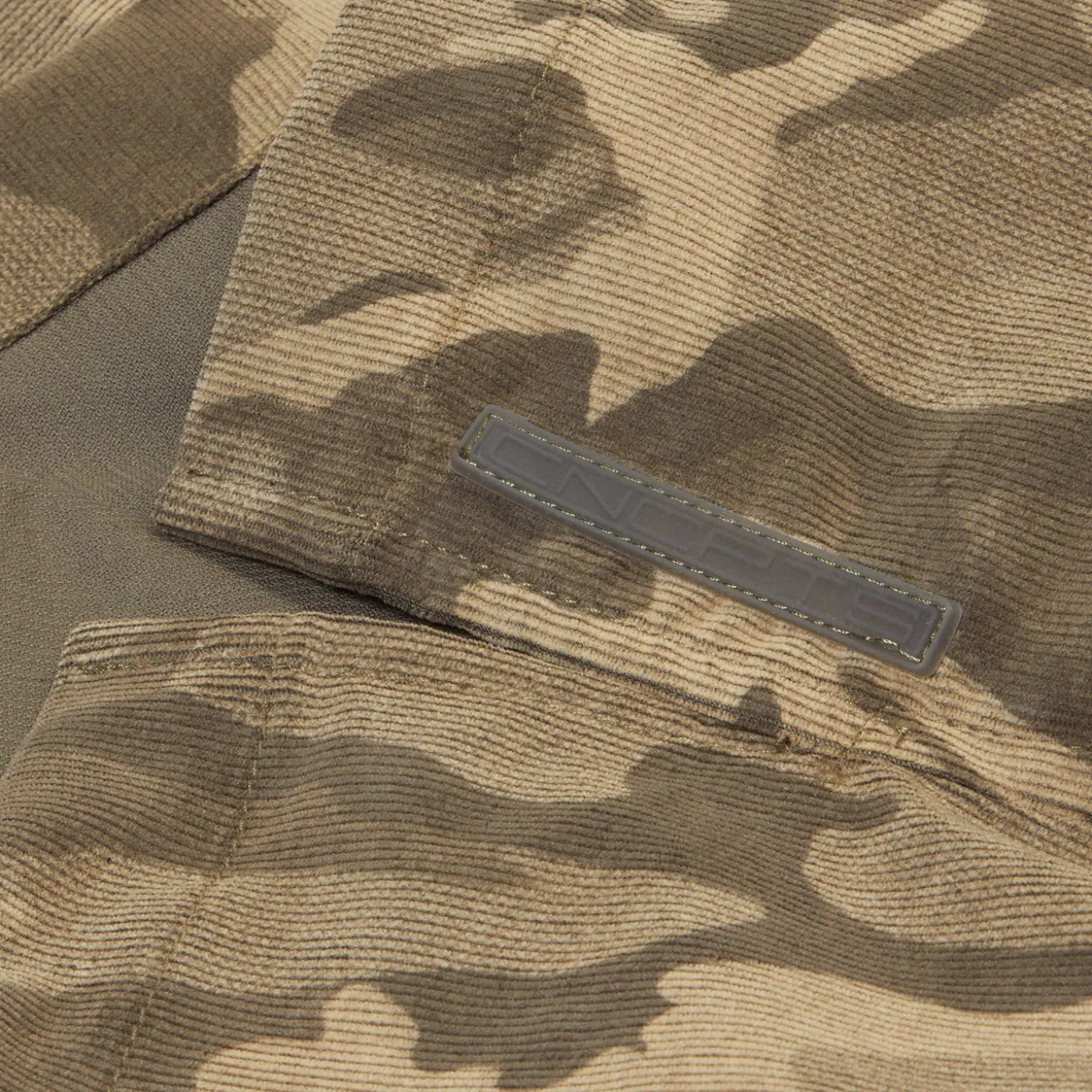 CNCPTS Camo Stretch Corduroy 1/4 Zip