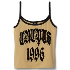 CNCPTS Contrast Spagetti Strap Logo Tank