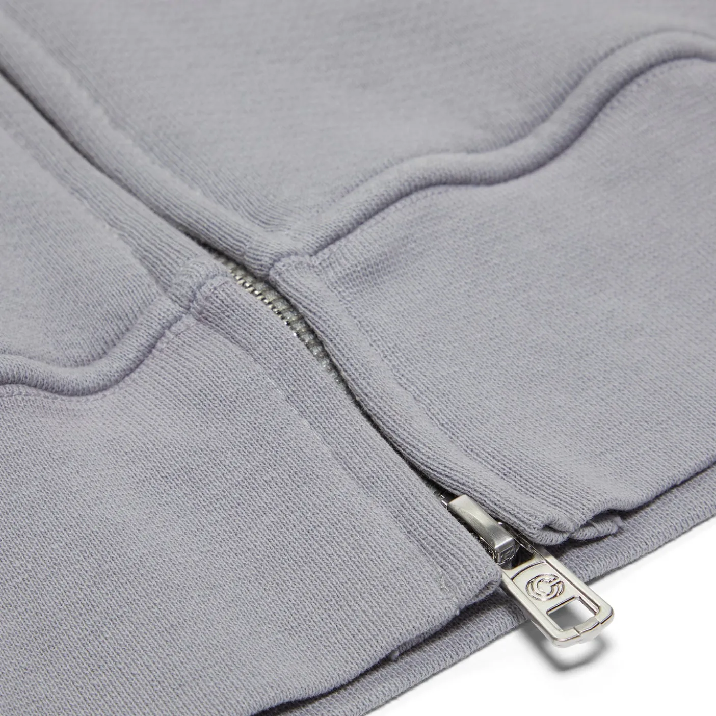 CNCPTS Flocked Logo Zip Hoodie