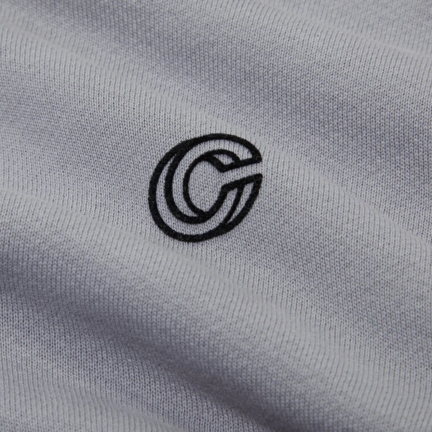 CNCPTS Flocked Logo Zip Hoodie