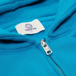 CNCPTS Flocked Logo Zip Hoodie