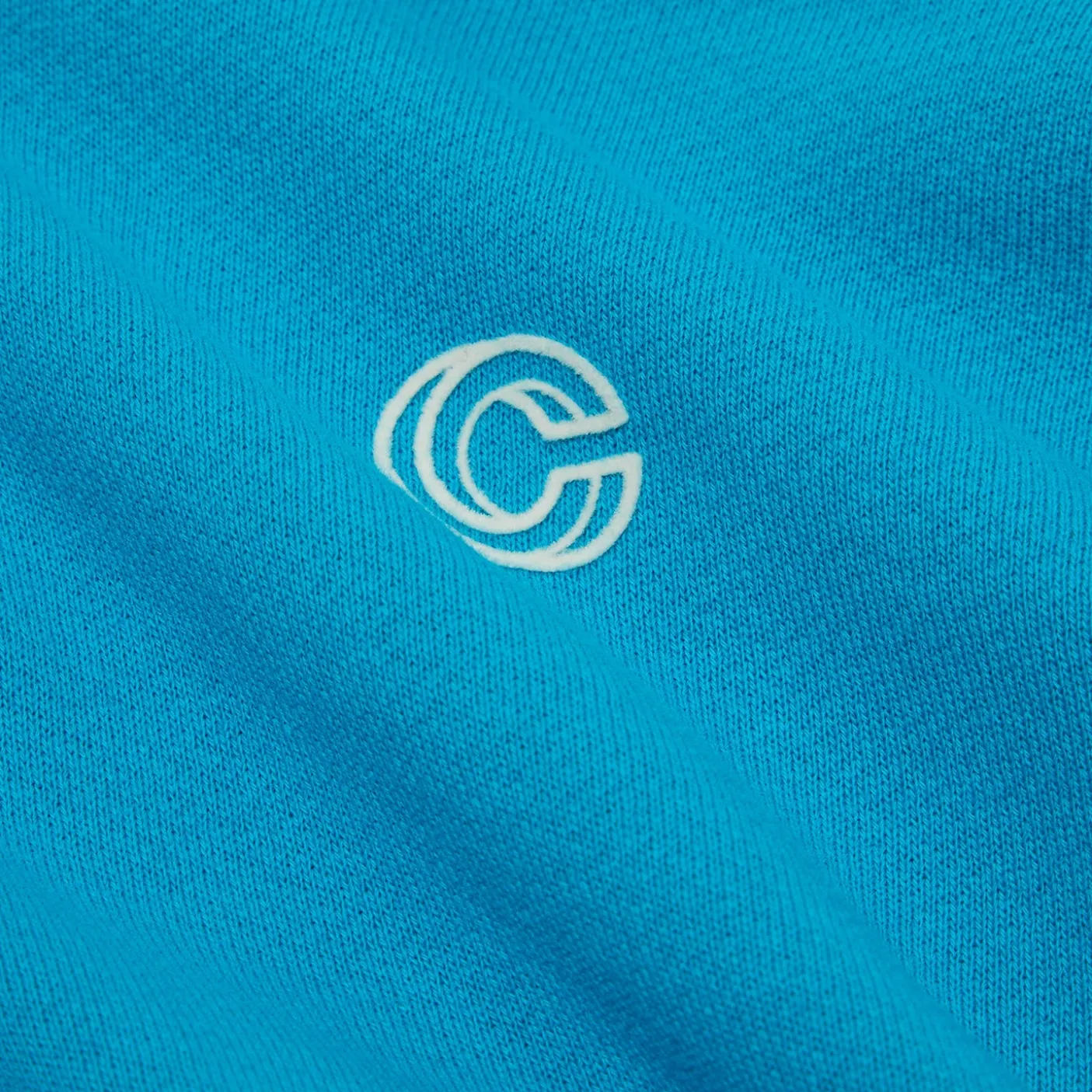 CNCPTS Flocked Logo Zip Hoodie