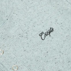 CNCPTS Henley Speckle Long Sleeve Top