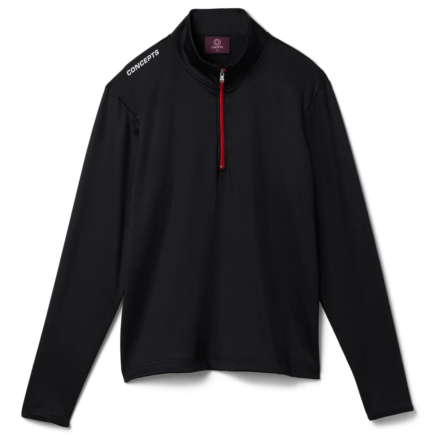 CNCPTS Lightweight Mélange Quarter-Zip Sport Top