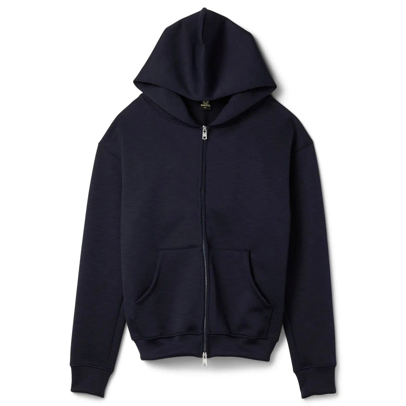 CNCPTS Melange Neoprene Zip Hoodie