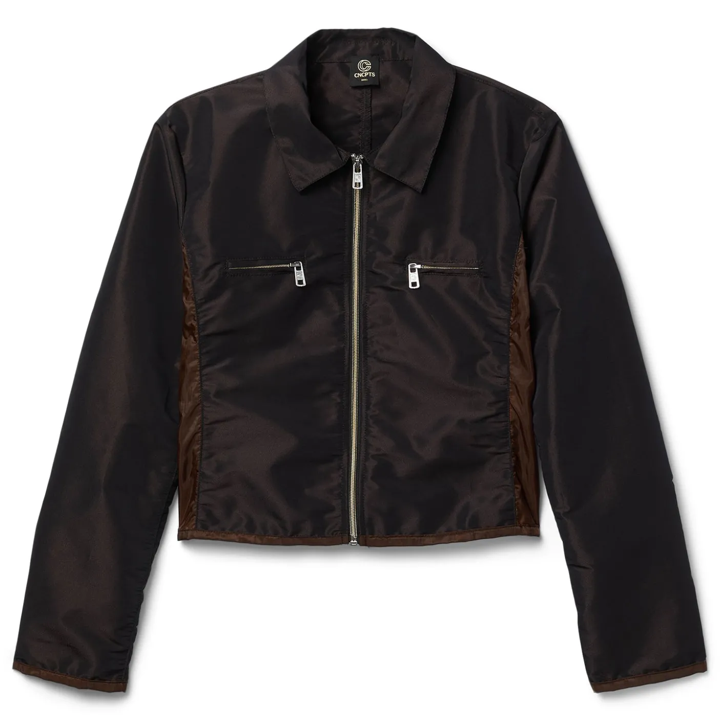 CNCPTS Nylon Panel Zip Jacket