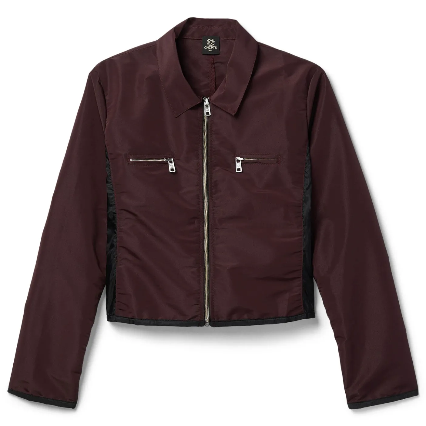 CNCPTS Nylon Panel Zip Jacket