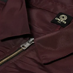 CNCPTS Nylon Panel Zip Jacket