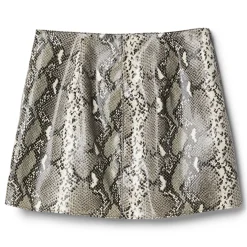 CNCPTS Python Print Mini Skirt