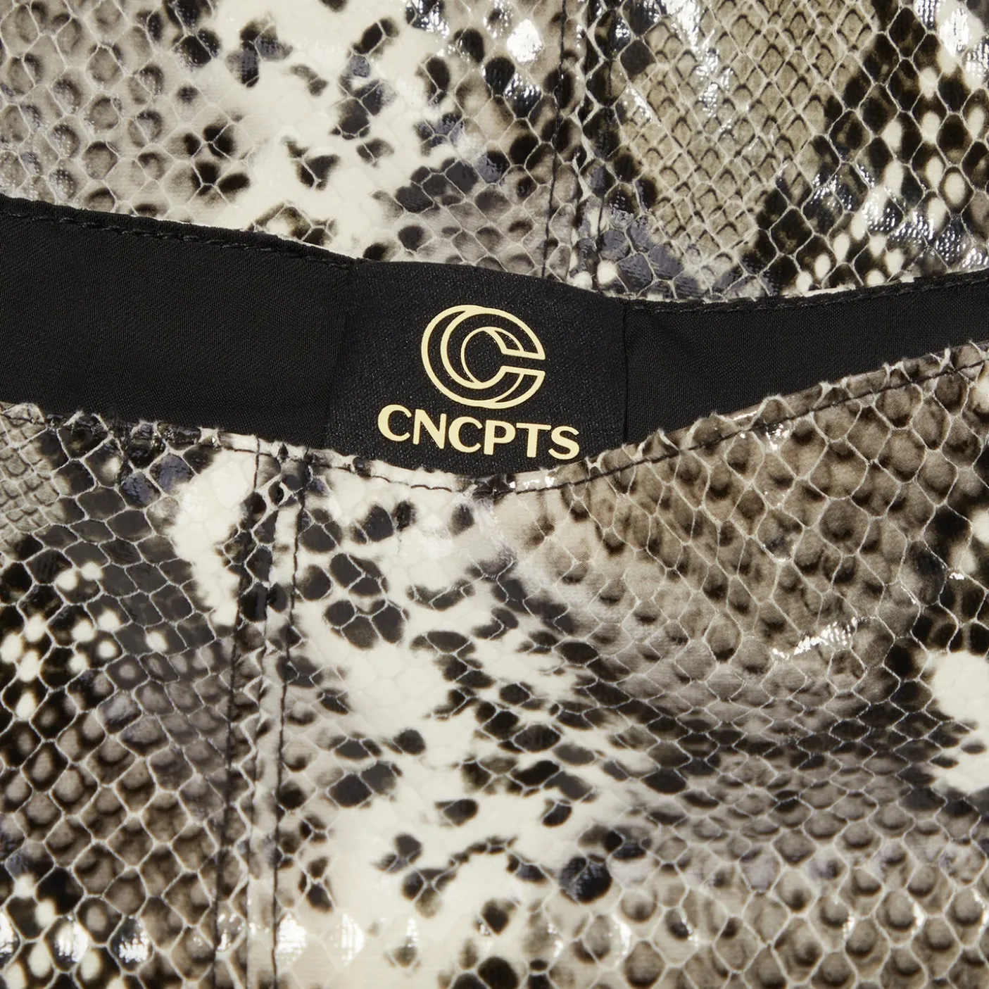 CNCPTS Python Print Mini Skirt