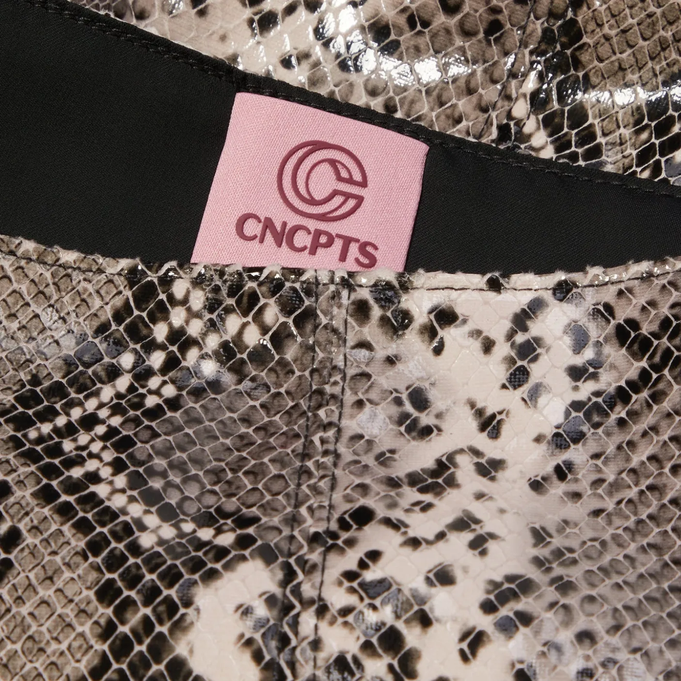 CNCPTS Python Print Mini Skirt