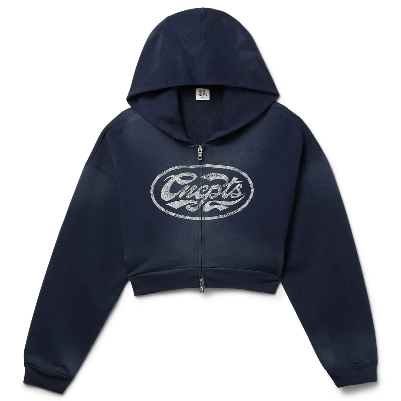 CNCPTS Script Logo Zip Hoodie