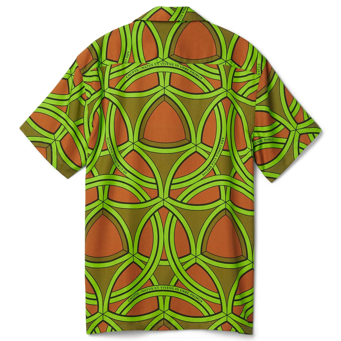 CNCPTS Tencel Reuleaux Printed Camp Shirt