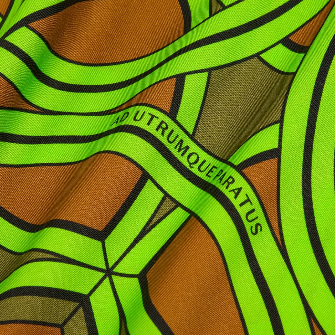 CNCPTS Tencel Reuleaux Printed Camp Shirt