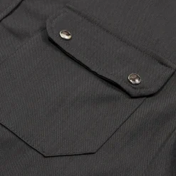 CNCPTS Twill Snap Front Overshirt