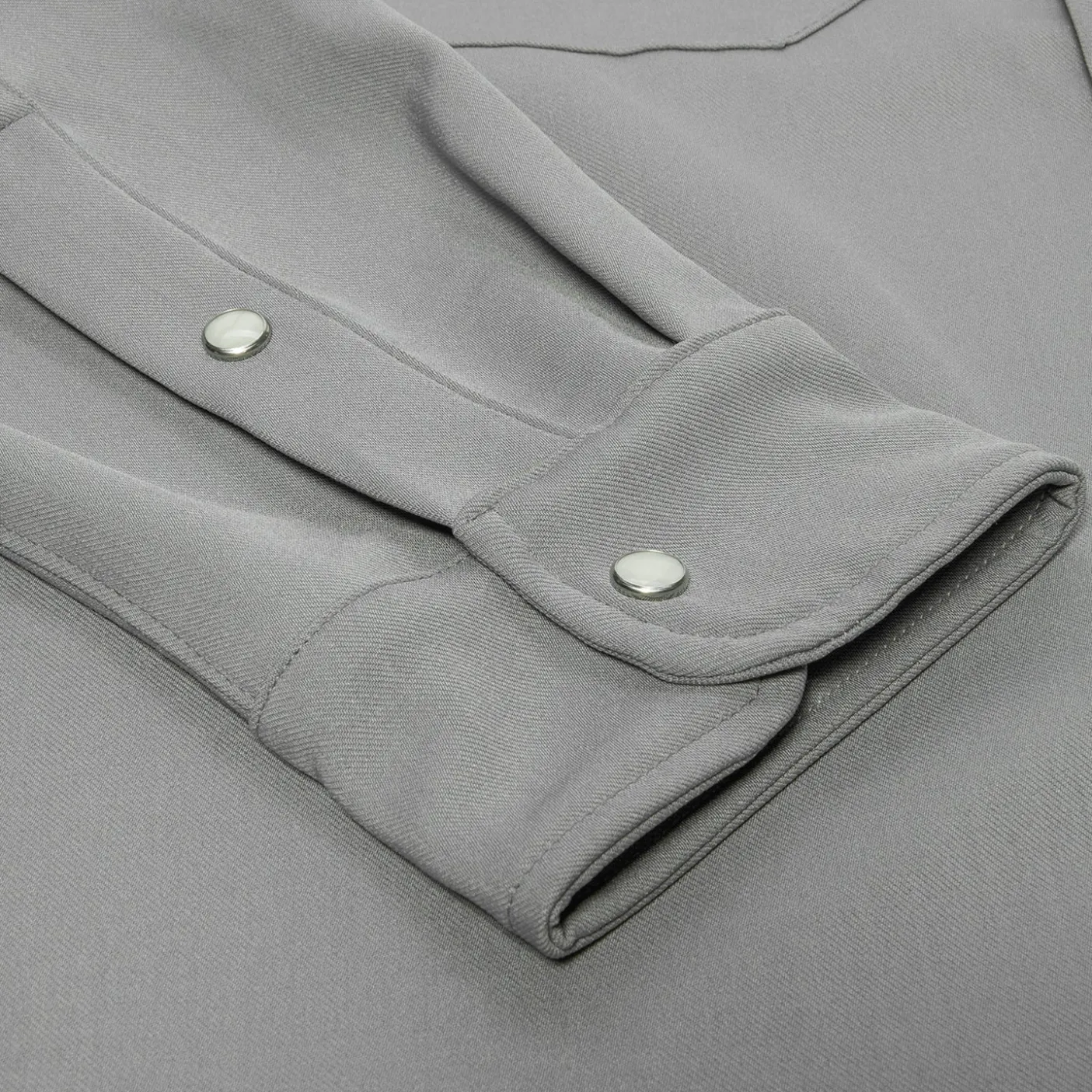 CNCPTS Twill Snap Front Overshirt