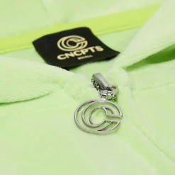 CNCPTS Velour Zip Hoodie
