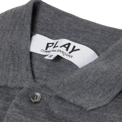 Comme Des Garcons Play Polo Neck Short Sleeve