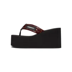 COPERNI Croco Branded Wedge Sandal