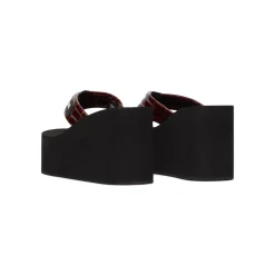 COPERNI Croco Branded Wedge Sandal
