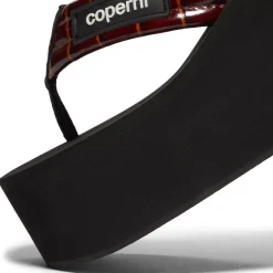 COPERNI Croco Branded Wedge Sandal