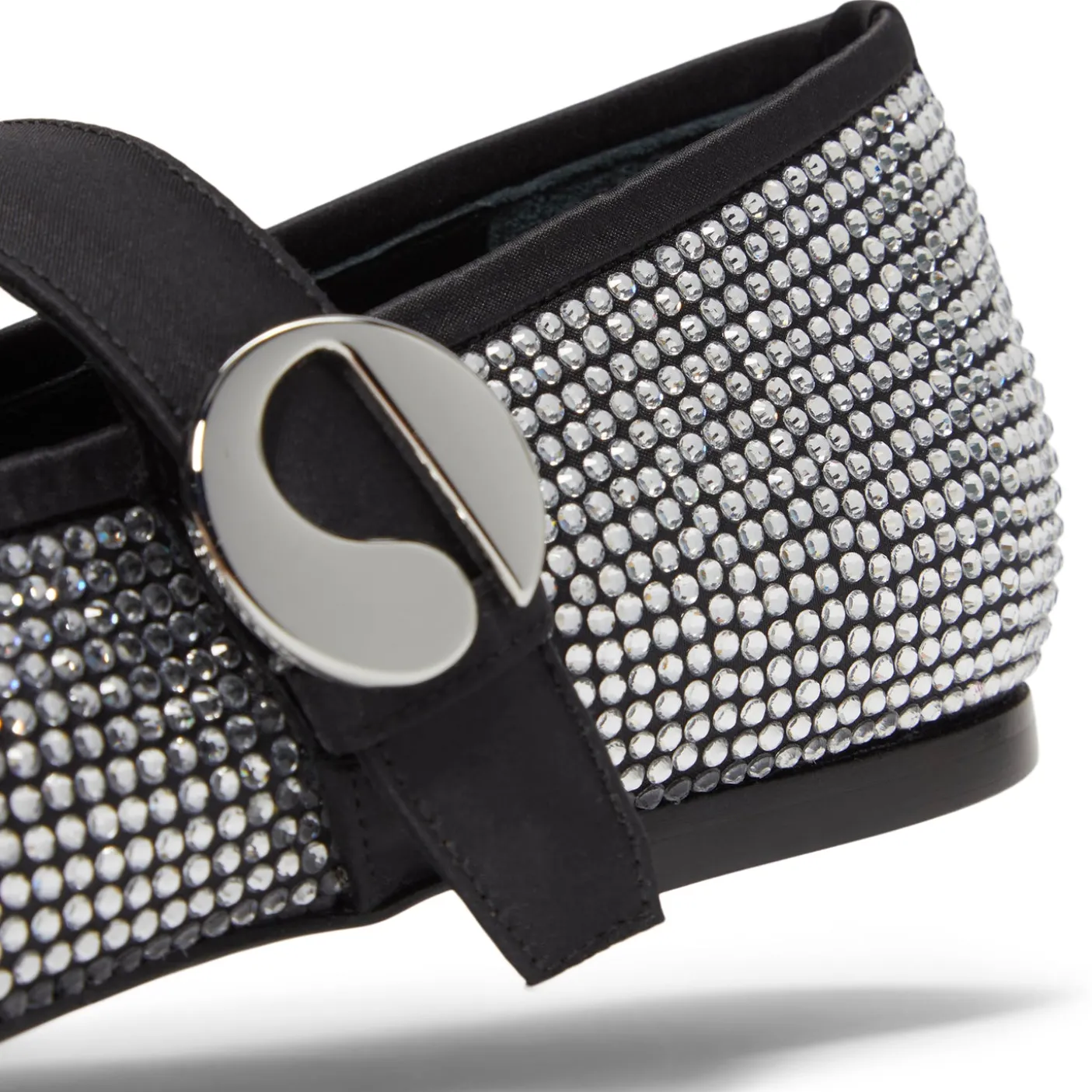 COPERNI Crystal-Embellished Five-Toe Ballerina Belt Flat