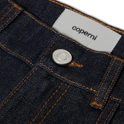COPERNI Faux Fur Hem Corsair Denim Trousers