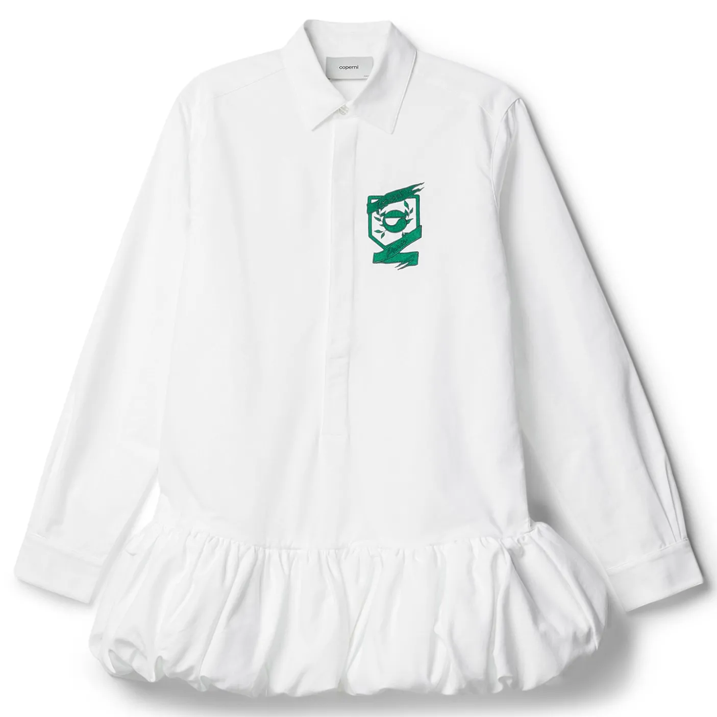 COPERNI Gathered Hem Shirt Dress