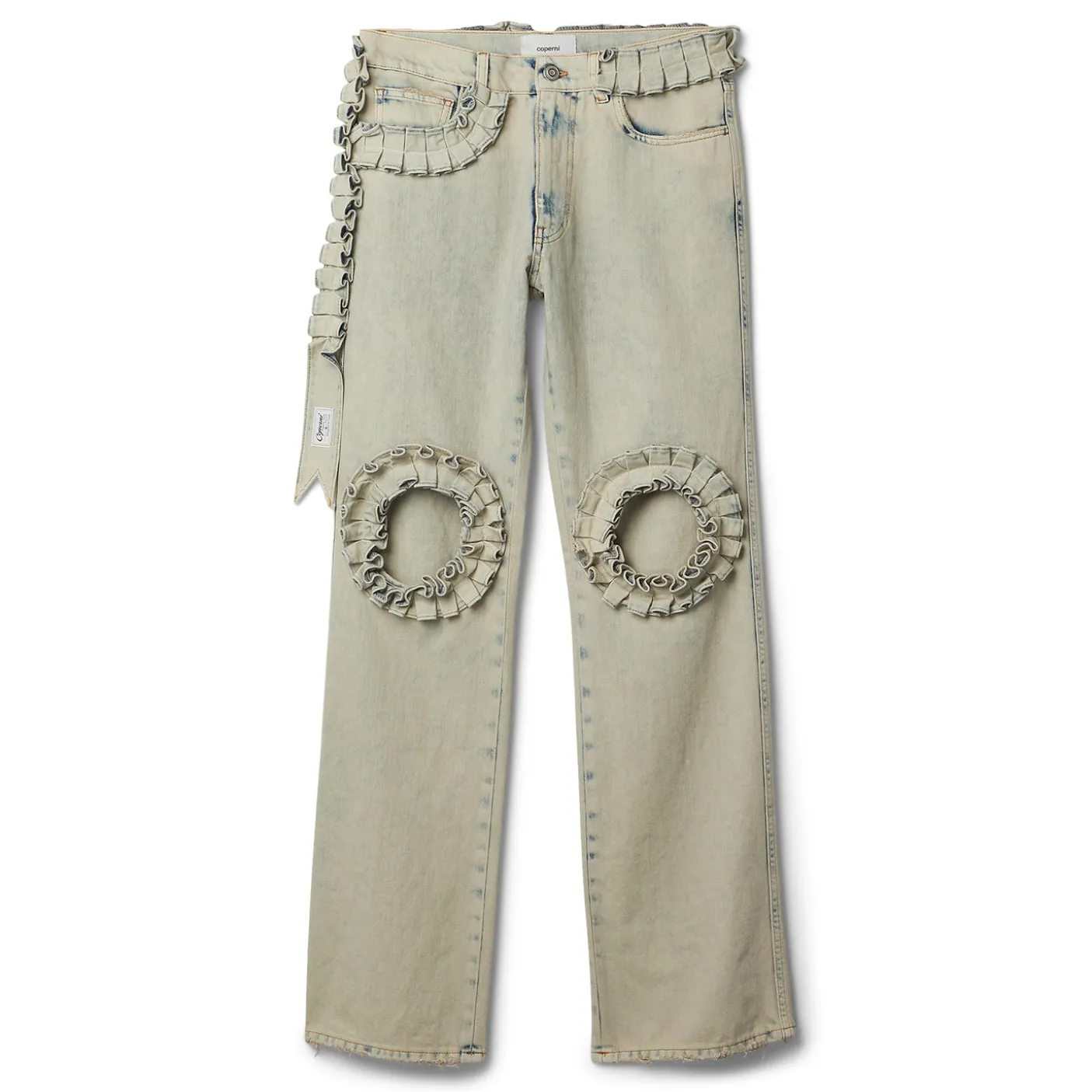COPERNI Ruffled Boyfriend Denim Pants