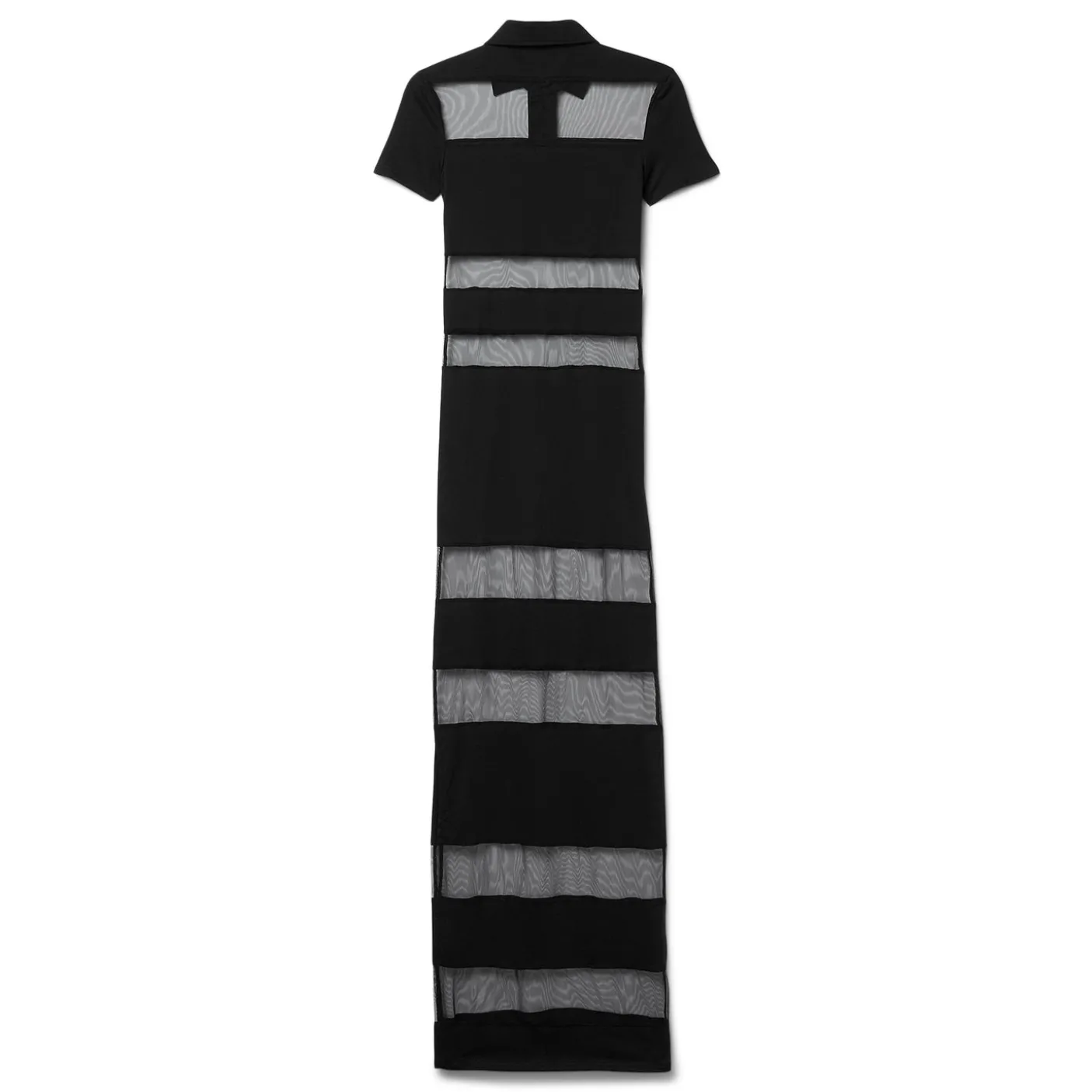 COPERNI Striped Sheer Polo Dress