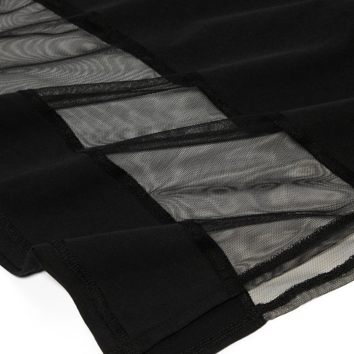 COPERNI Striped Sheer Polo Dress