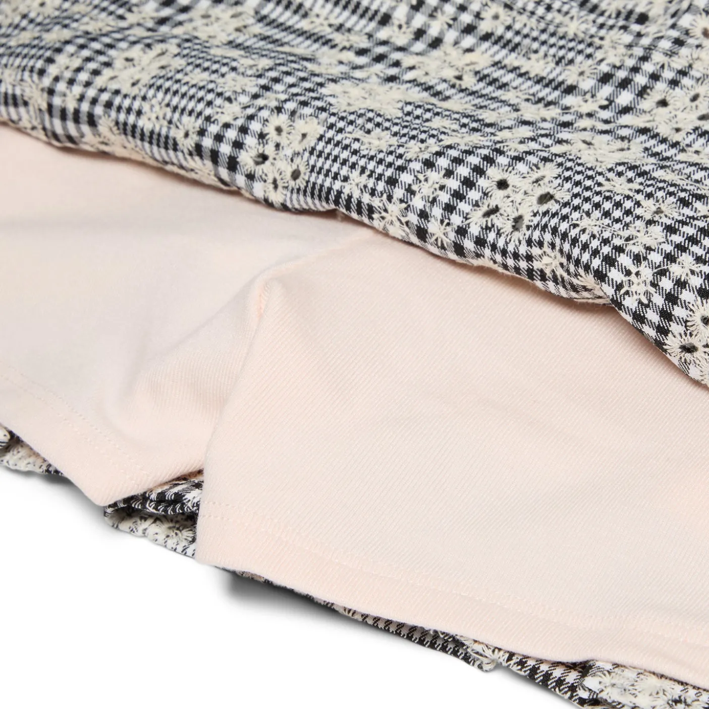 Danielle Guizio Floriane Gingham Mini Skort