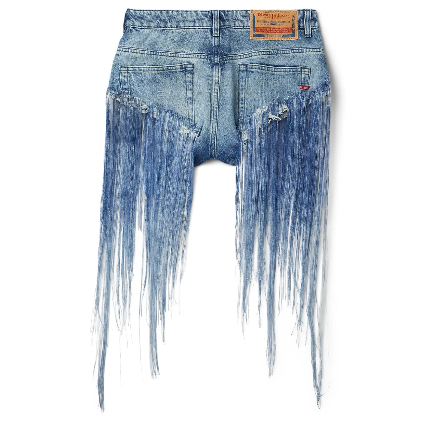 Diesel Fringe Denim Shorts