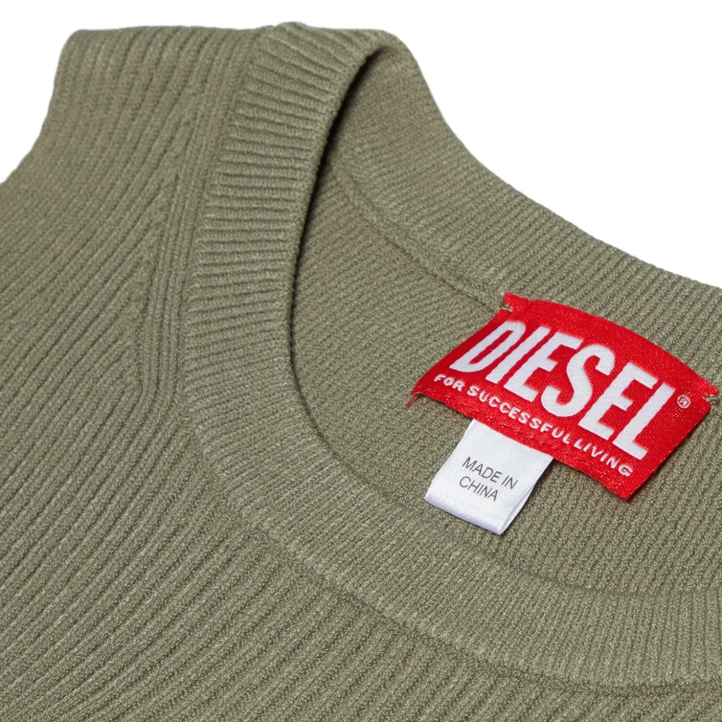 Diesel M-Caddix-Top Ribbed Tank Top