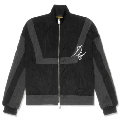Diet Starts Monday Crinkled Nylon Track Jacket