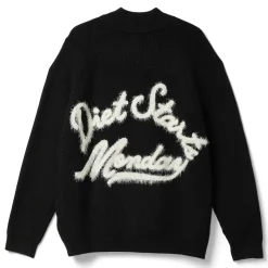 Diet Starts Monday Waffle Knit Pullover