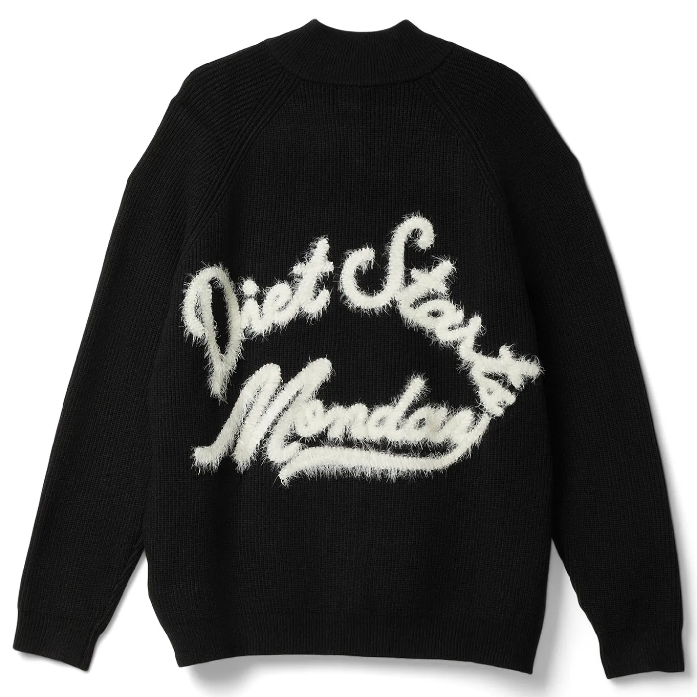Diet Starts Monday Waffle Knit Pullover
