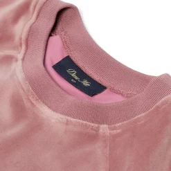 Dime Cursive Velvet Crewneck