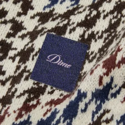 Dime Houndstooth Knit Sweater