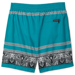 Dolce & Gabbana Bandana Print Mid-Length Swim Trunks