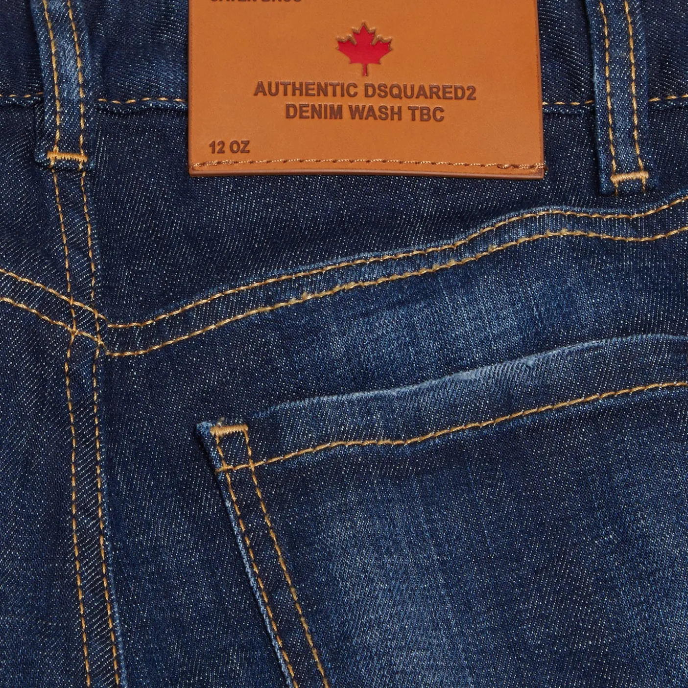 Dsquared2 Dark Clean Wash Medium Waist Flare Jean