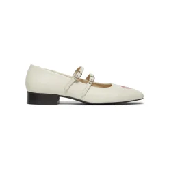 DUKE + DEXTER Ruby Off-white Kiss Mary Jane