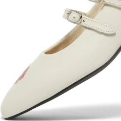 DUKE + DEXTER Ruby Off-white Kiss Mary Jane