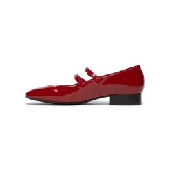 DUKE + DEXTER Ruby Red Patent Mary Jane