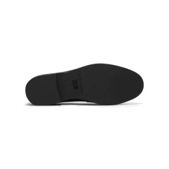 DUKE + DEXTER Wilde Black White Penny Loafer Womens