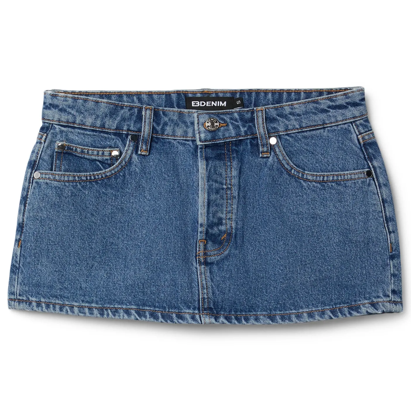 EB Denim Cherry Mini Skirt