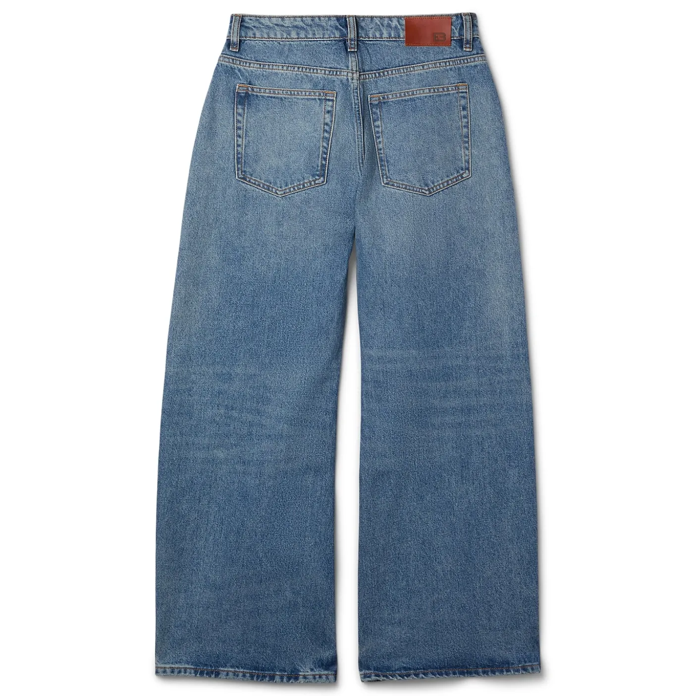 EB Denim Enzo Cropped Mid Rise Barrel