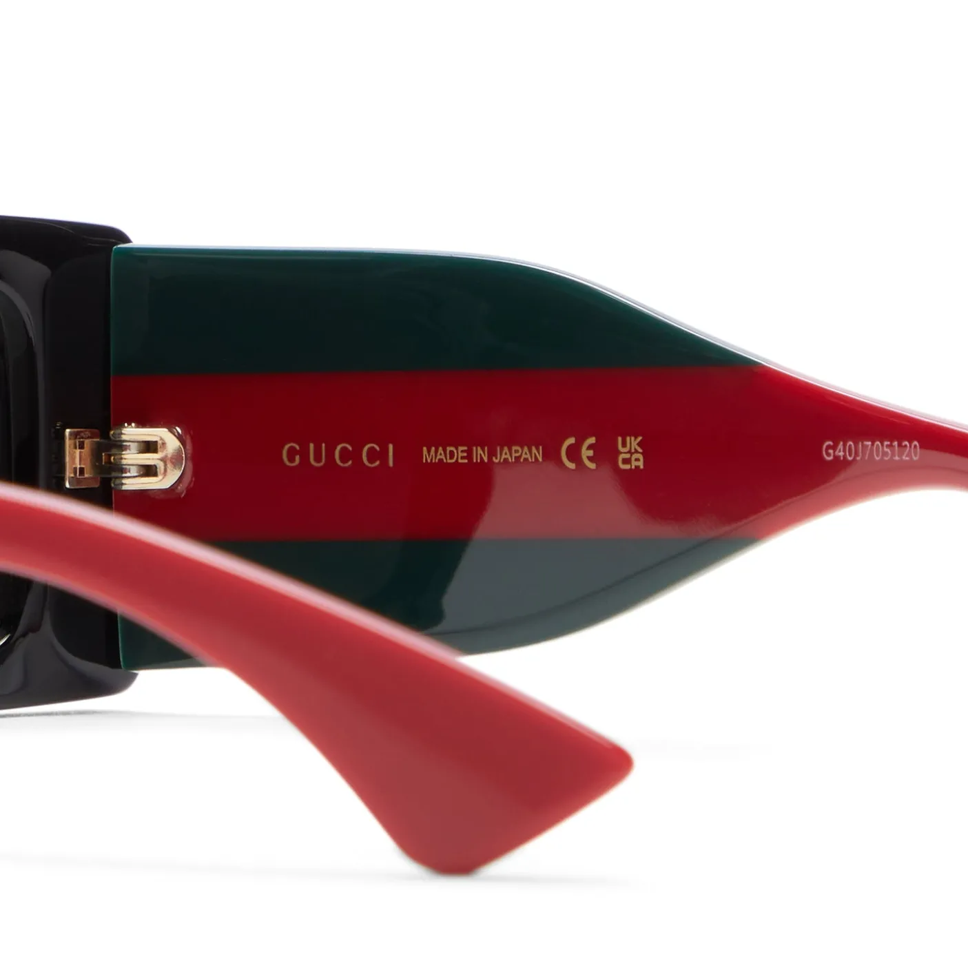 Gucci Logo Rectangular Frame Sunglasses