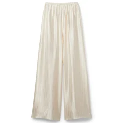Honor The Gift B-Summer Womens Lose Satin Stripe Wide Leg